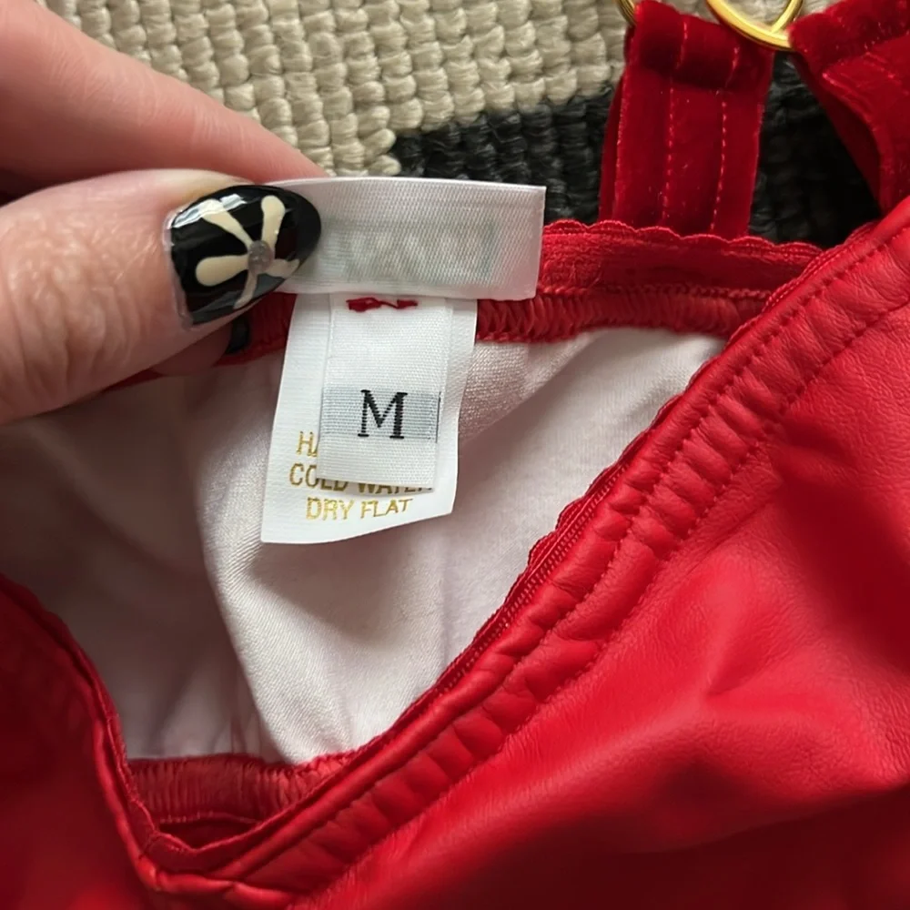 Solstice Intimates Red Strappy Paramour Set - Picture 11 of 11